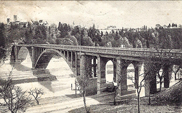 Die Grünwalder Isarbrücke 1904 – 1945